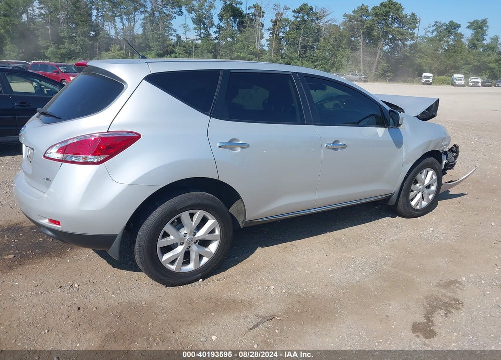 2014 NISSAN MURANO VIN: JN8AZ1MW2EW524595