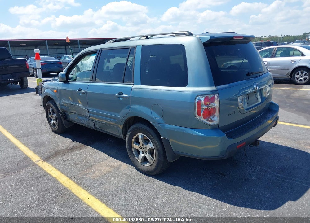 2008 HONDA PILOT EX-L VIN: 5FNYF18568B020760