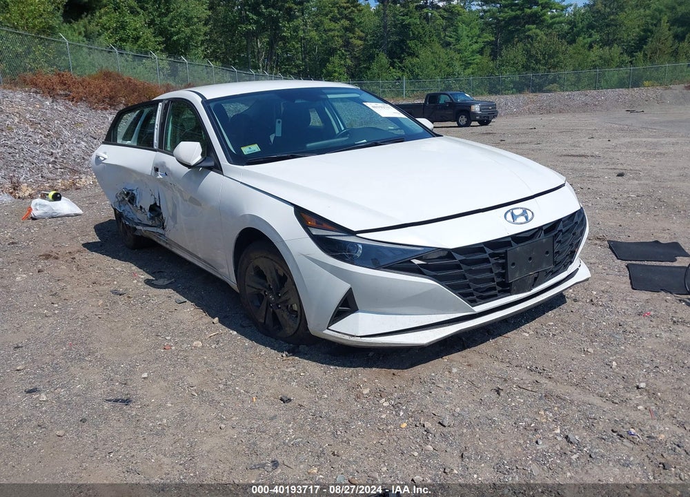 2021 HYUNDAI ELANTRA SEL VIN: 5NPLS4AG5MH038410