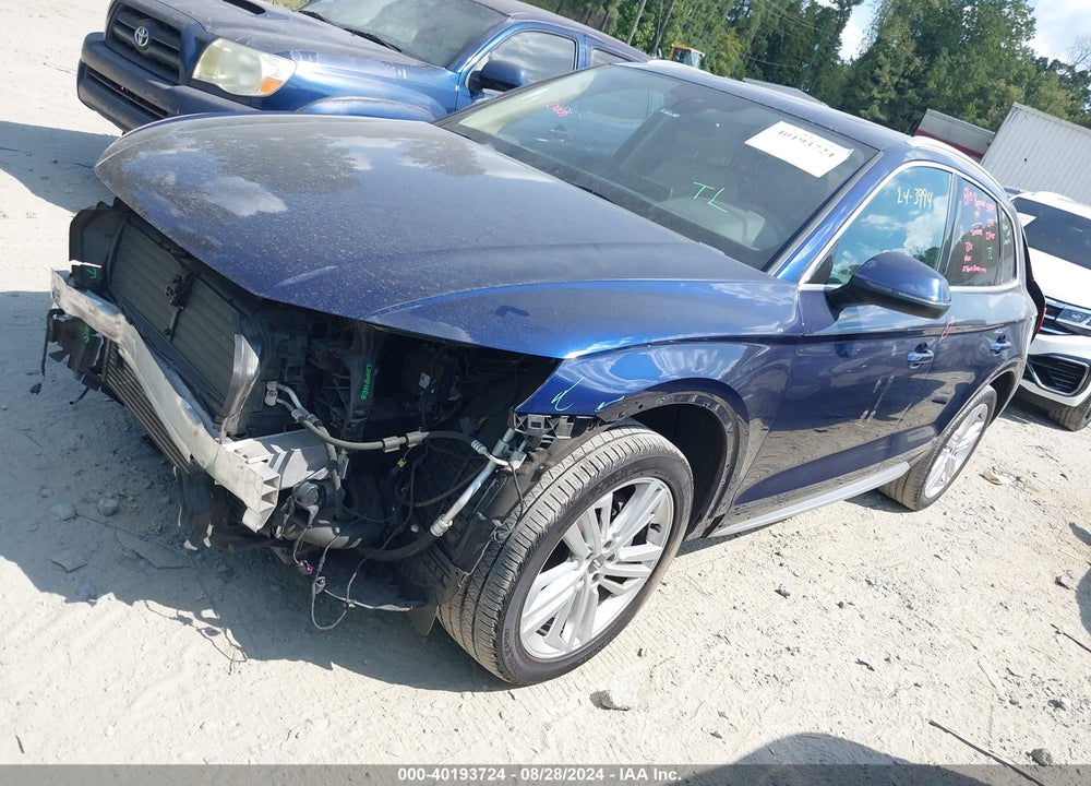 2018 AUDI Q5 2.0T PREMIUM/2.0T TECH PREMIUM VIN: WA1BNAFY8J2002088