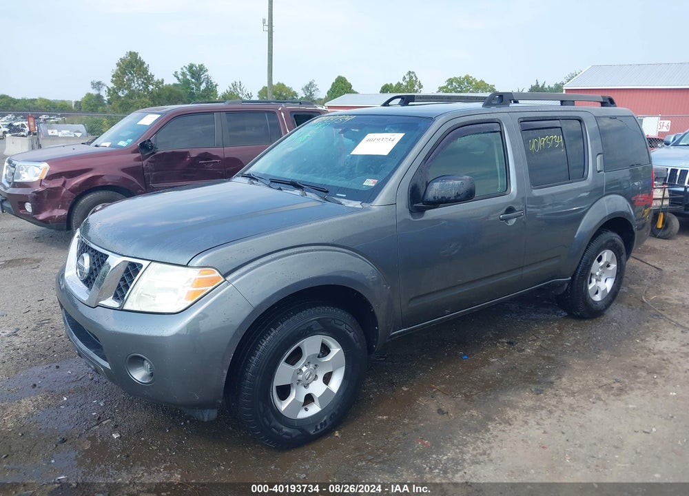 2009 NISSAN PATHFINDER S VIN: 5N1AR18B69C611907