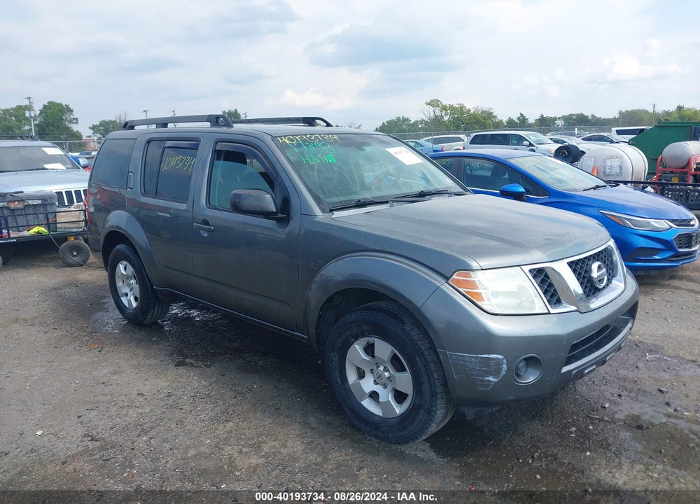 2009 NISSAN PATHFINDER S VIN: 5N1AR18B69C611907
