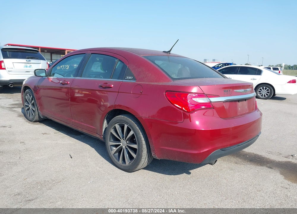 2013 CHRYSLER 200 TOURING VIN: 1C3CCBBG2DN716907