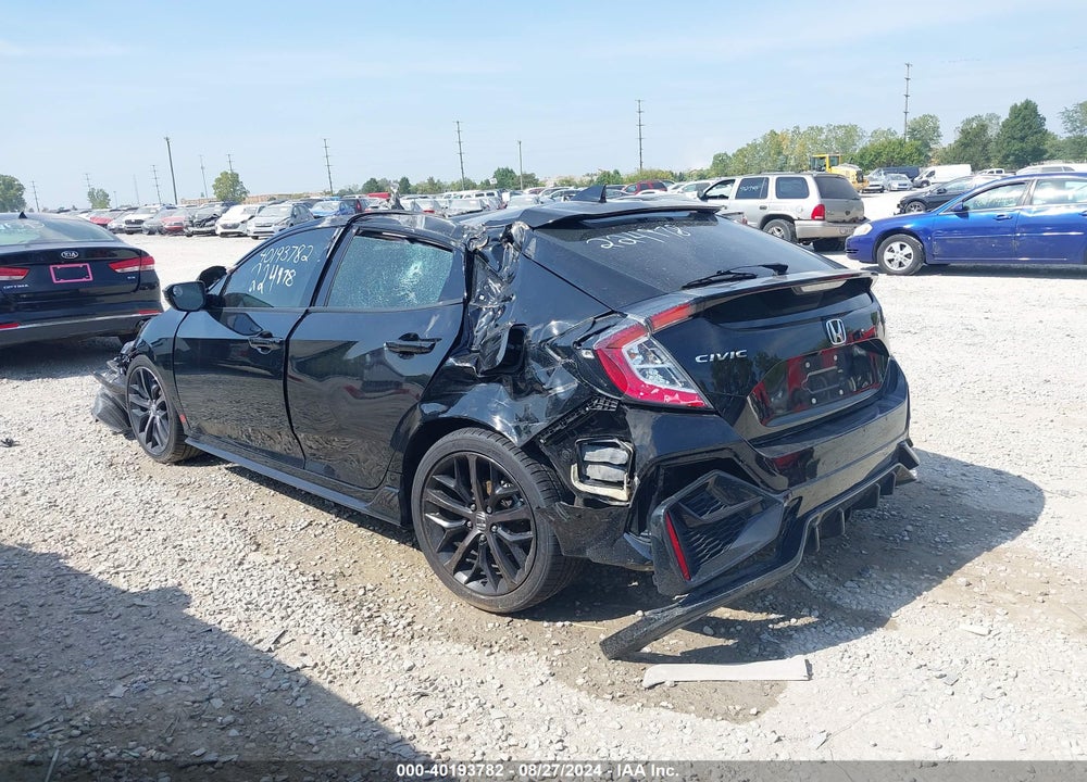 2021 HONDA CIVIC SPORT VIN: SHHFK7H44MU224978