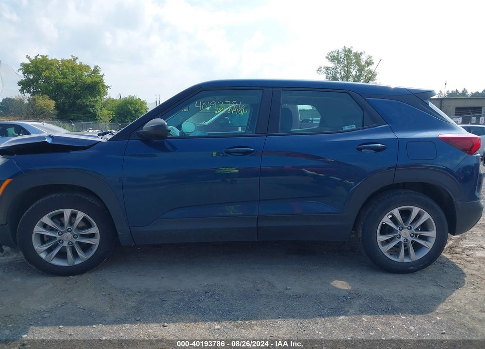 2021 CHEVROLET TRAILBLAZER FWD LS VIN: KL79MMS23MB124627