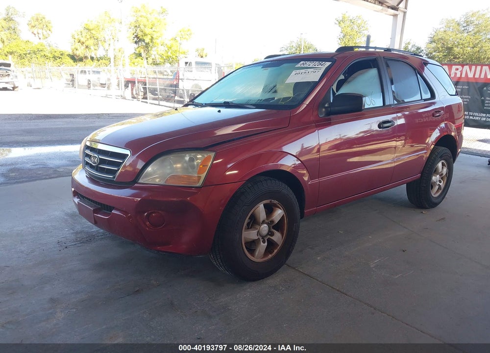 2008 KIA SORENTO LX VIN: KNDJD735285801374