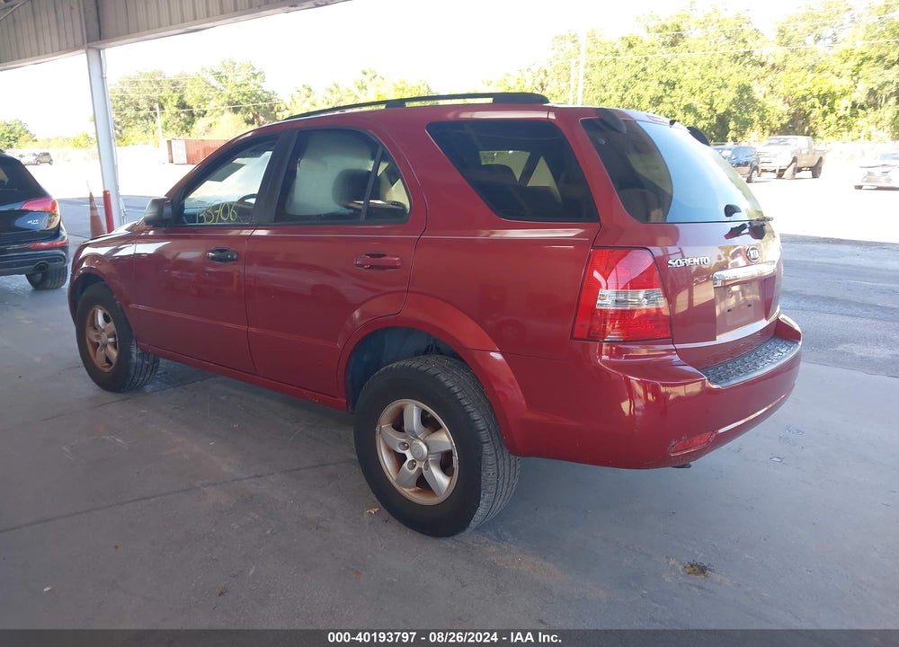 2008 KIA SORENTO LX VIN: KNDJD735285801374
