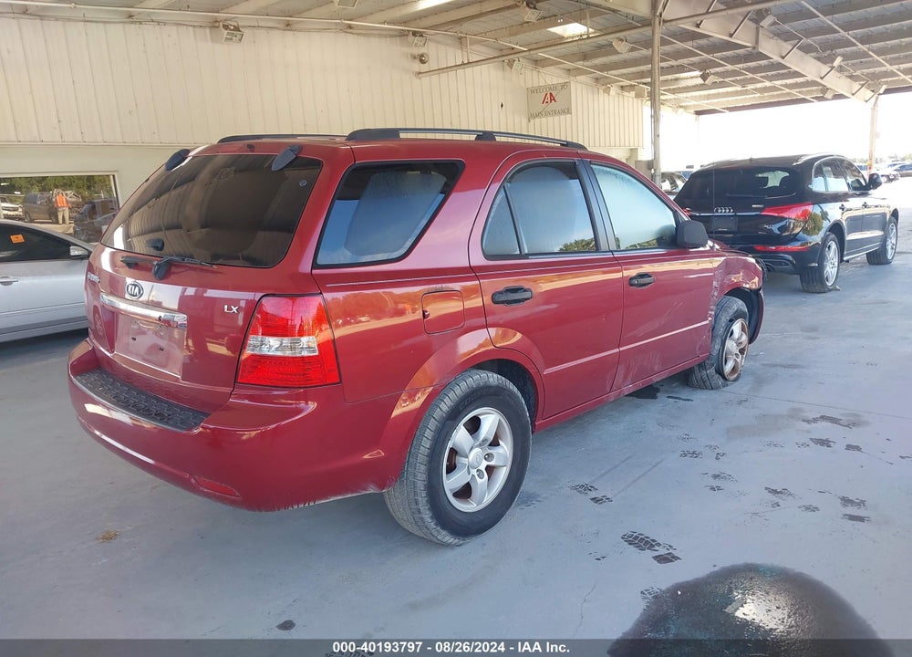 2008 KIA SORENTO LX VIN: KNDJD735285801374
