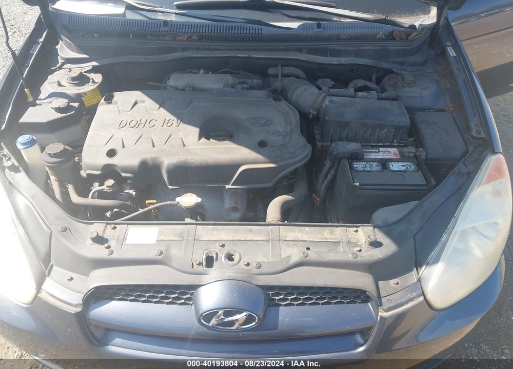 2008 HYUNDAI ACCENT GS VIN: KMHCM36C48U083601