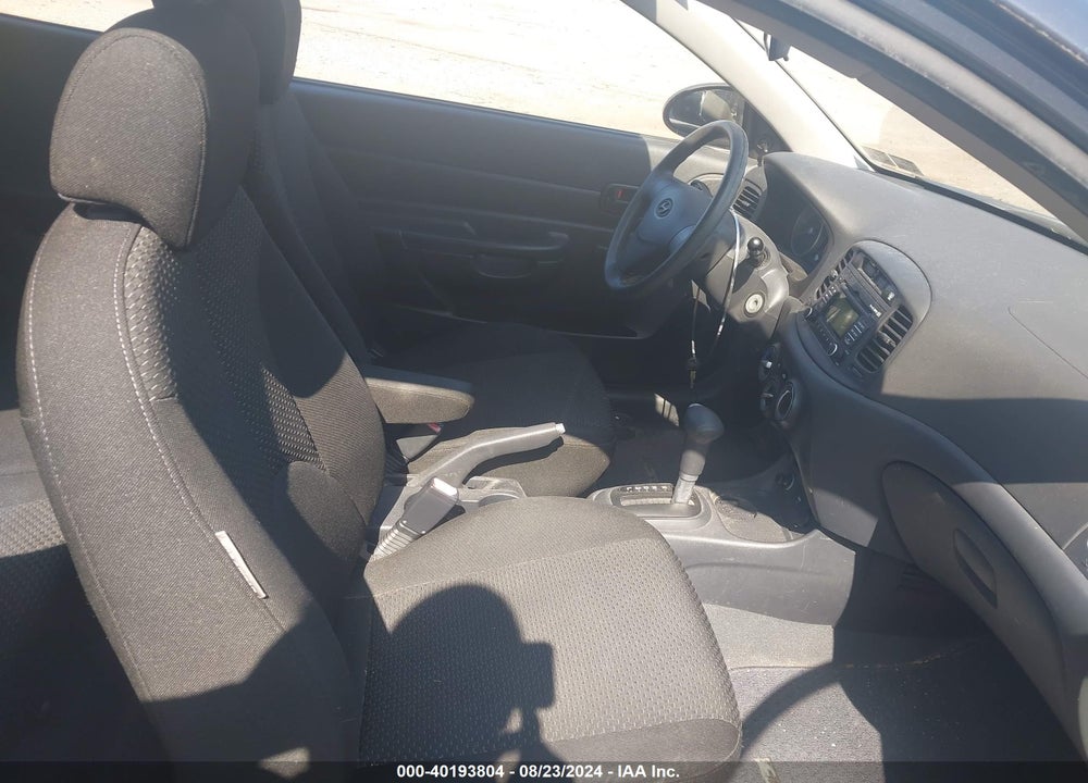 2008 HYUNDAI ACCENT GS VIN: KMHCM36C48U083601