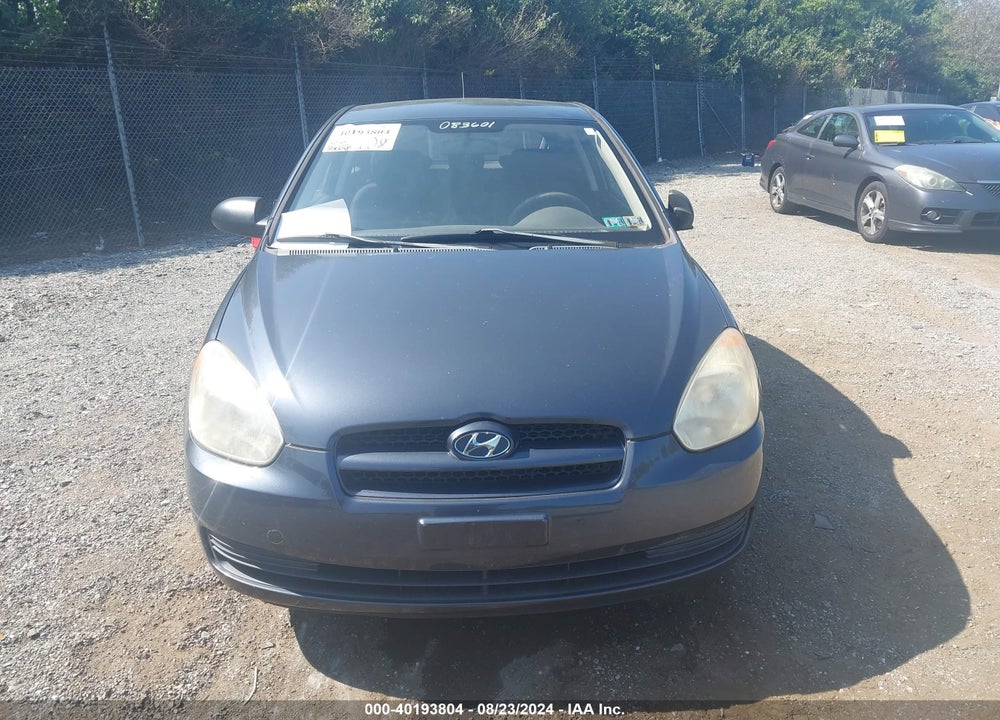 2008 HYUNDAI ACCENT GS VIN: KMHCM36C48U083601