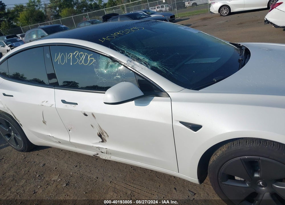 2021 TESLA MODEL 3 STANDARD RANGE PLUS REAR-WHEEL DRIVE VIN: 5YJ3E1EA9MF094568
