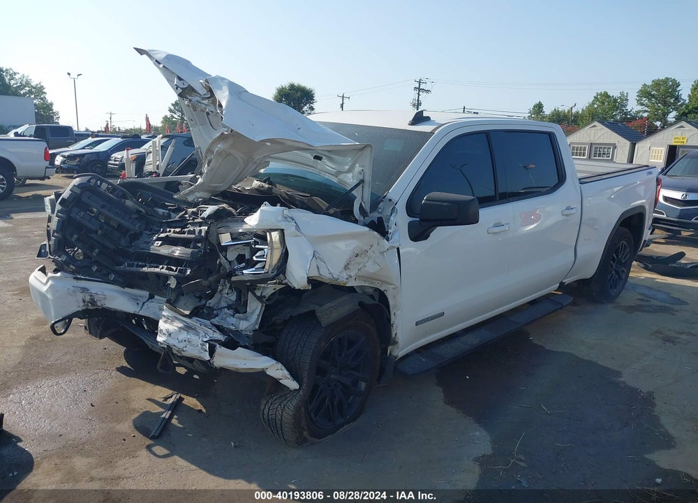 2021 GMC SIERRA 1500 4WD STANDARD BOX ELEVATION VIN: 3GTU9CED0MG473175