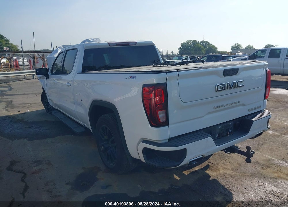 2021 GMC SIERRA 1500 4WD STANDARD BOX ELEVATION VIN: 3GTU9CED0MG473175