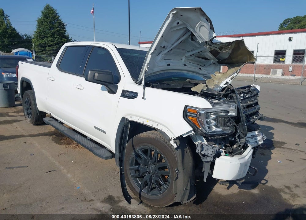 2021 GMC SIERRA 1500 4WD STANDARD BOX ELEVATION VIN: 3GTU9CED0MG473175