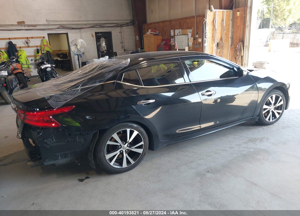 2017 NISSAN MAXIMA 3.5 SV VIN: 1N4AA6AP9HC443019