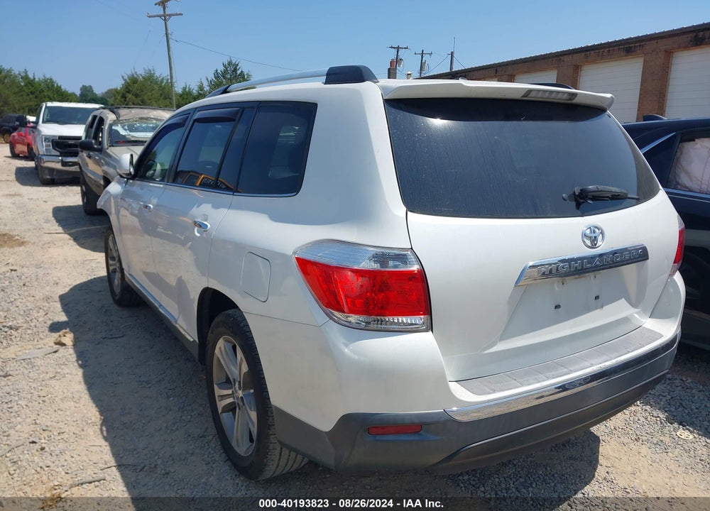 2011 TOYOTA HIGHLANDER LIMITED V6 VIN: 5TDYK3EH0BS033531