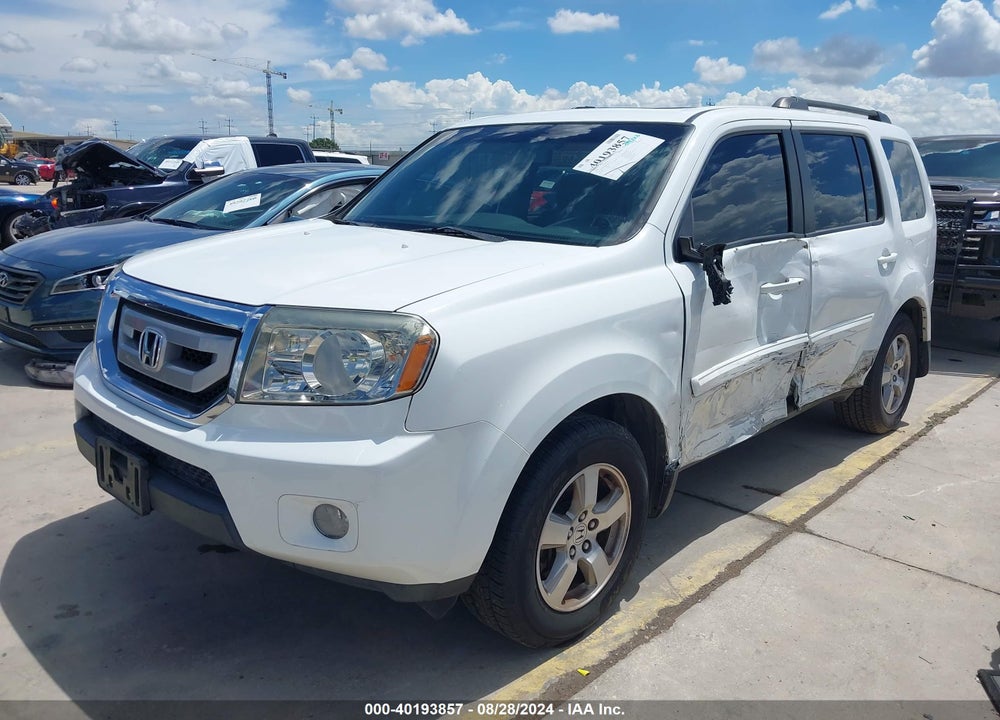 2009 HONDA PILOT EX-L VIN: 5FNYF38589B021230