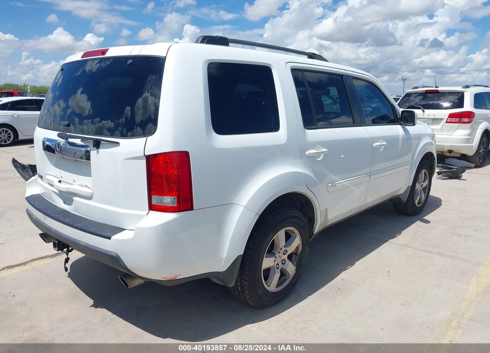 2009 HONDA PILOT EX-L VIN: 5FNYF38589B021230