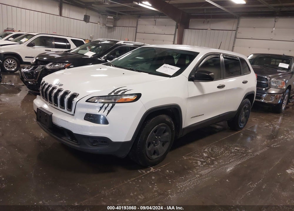 2016 CHEROKEE JEEP  SPORT VIN: 1C4PJMAS9GW231098