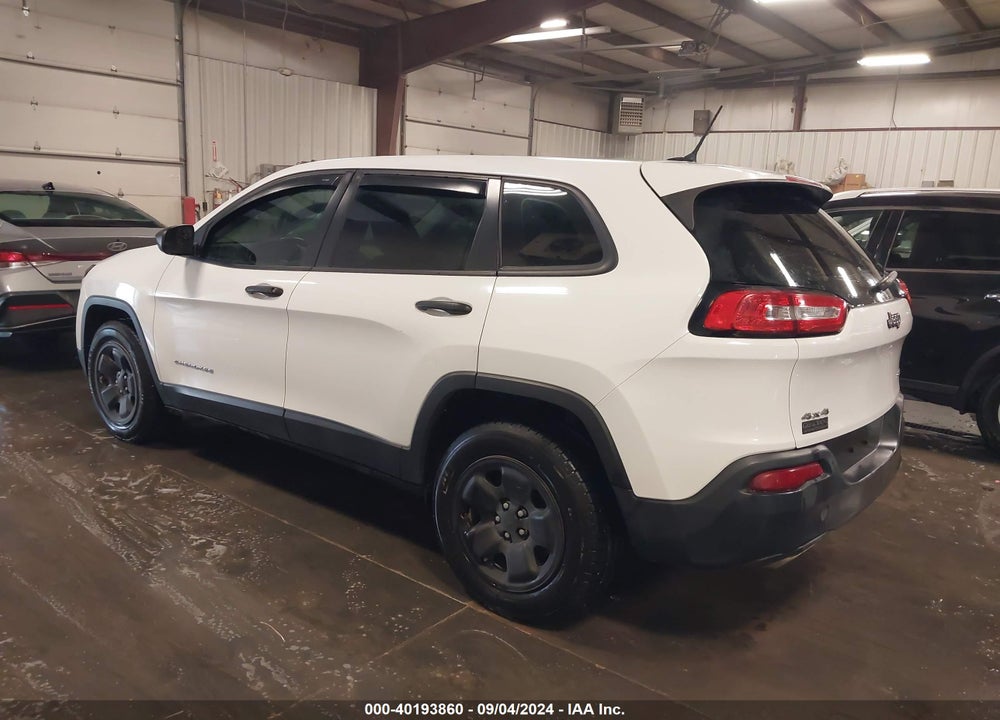 2016 CHEROKEE JEEP  SPORT VIN: 1C4PJMAS9GW231098