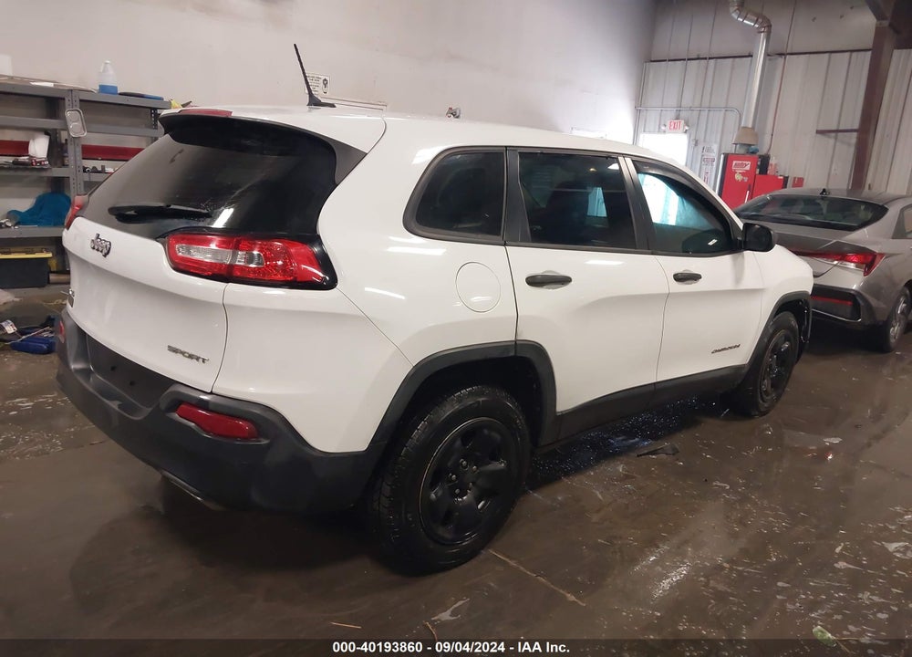 2016 CHEROKEE JEEP  SPORT VIN: 1C4PJMAS9GW231098