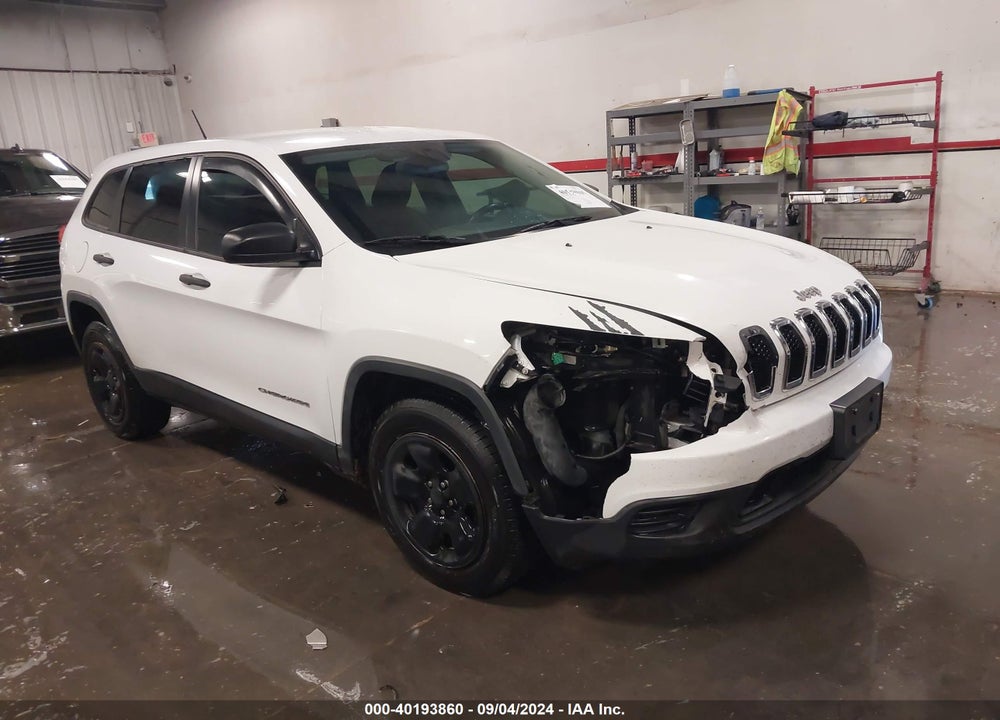 2016 CHEROKEE JEEP  SPORT VIN: 1C4PJMAS9GW231098