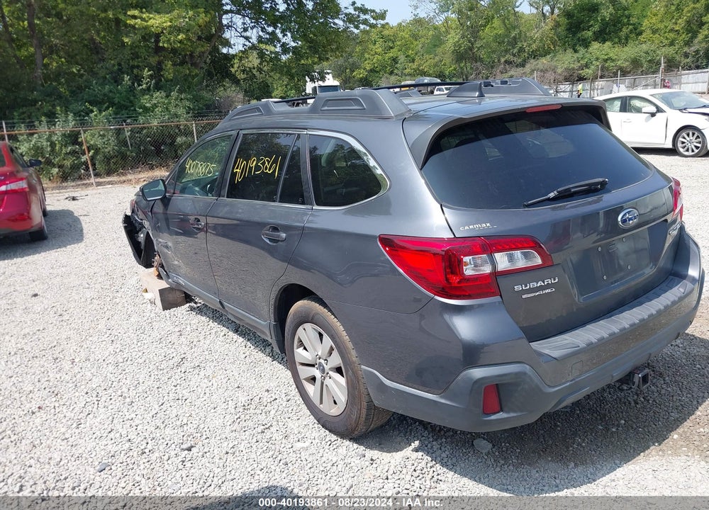 2019 SUBARU OUTBACK 2.5I PREMIUM VIN: 4S4BSAFC8K3351570