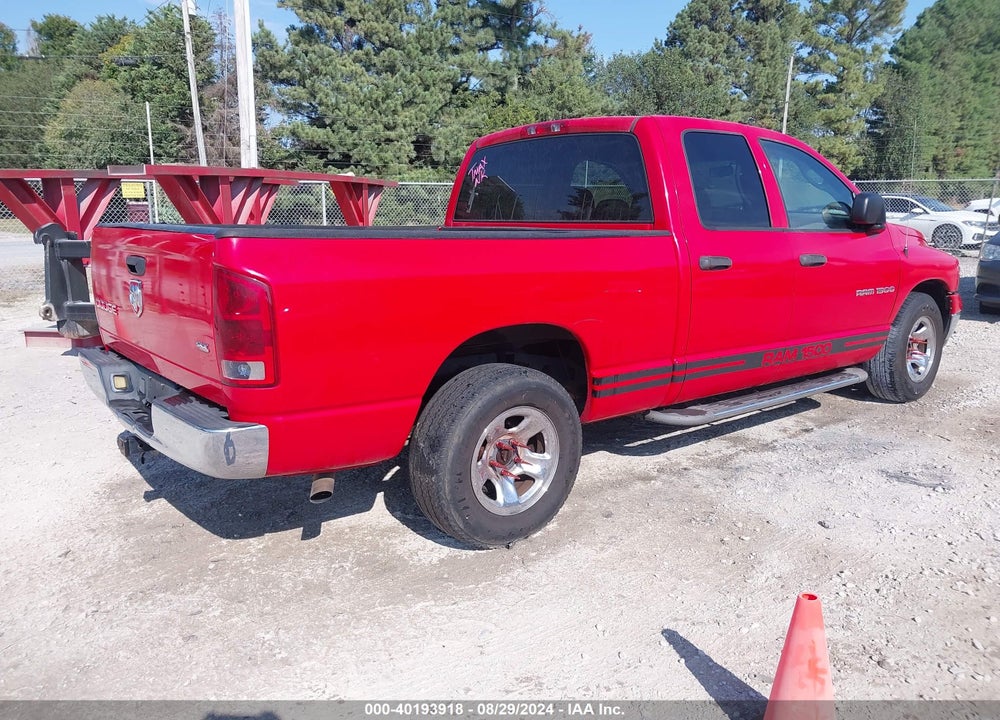 2003 DODGE RAM 1500 VIN: 1D7HA18NX3J555290