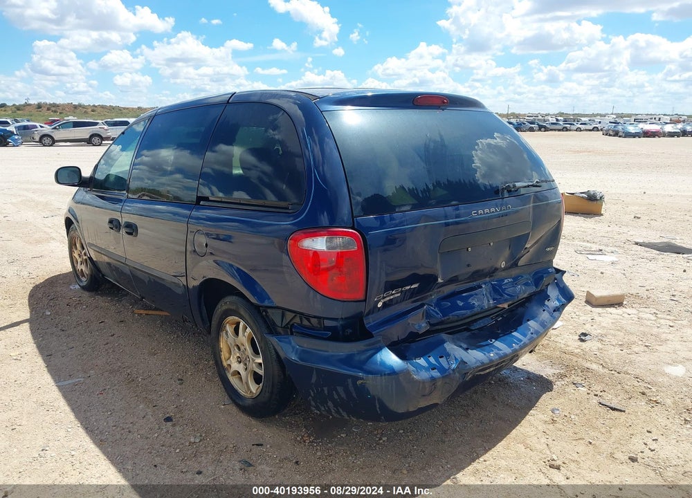 2003 DODGE CARAVAN SE VIN: 1D4GP25343B192799