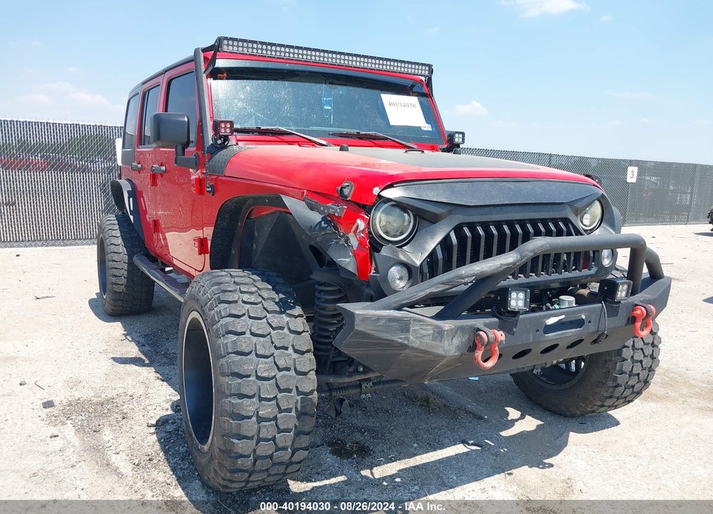 2017 JEEP WRANGLER UNLIMITED SPORT 4X4 VIN: 1C4BJWDG0HL703494
