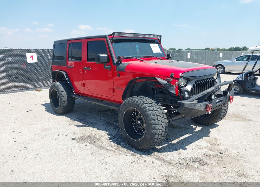 2017 JEEP WRANGLER UNLIMITED SPORT 4X4 VIN: 1C4BJWDG0HL703494