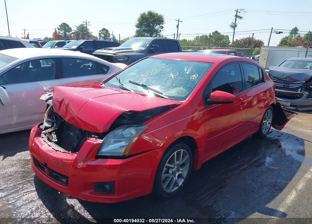 2008 NISSAN SENTRA SE-R SPEC V VIN: 3N1CB61E58L620820