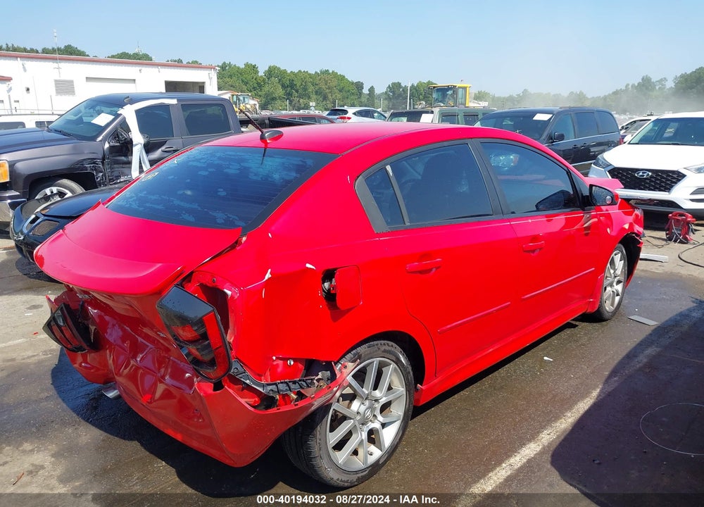2008 NISSAN SENTRA SE-R SPEC V VIN: 3N1CB61E58L620820