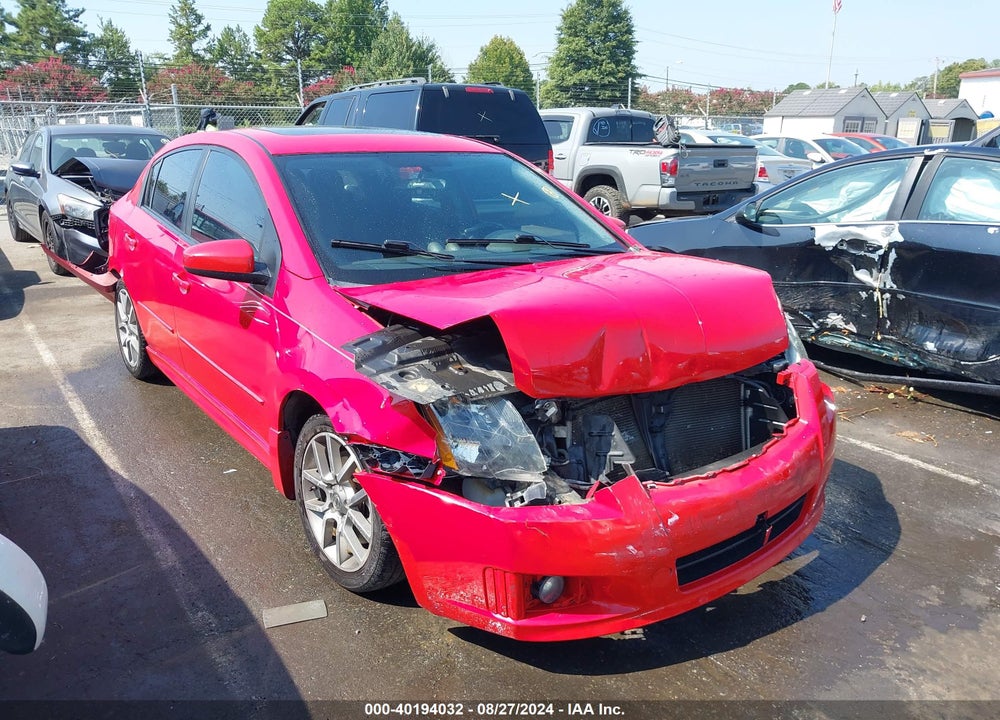 2008 NISSAN SENTRA SE-R SPEC V VIN: 3N1CB61E58L620820
