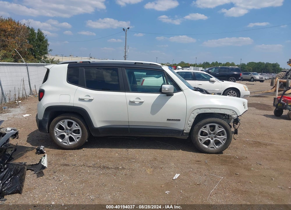 2018 JEEP RENEGADE LIMITED FWD VIN: ZACCJADB5JPG74233