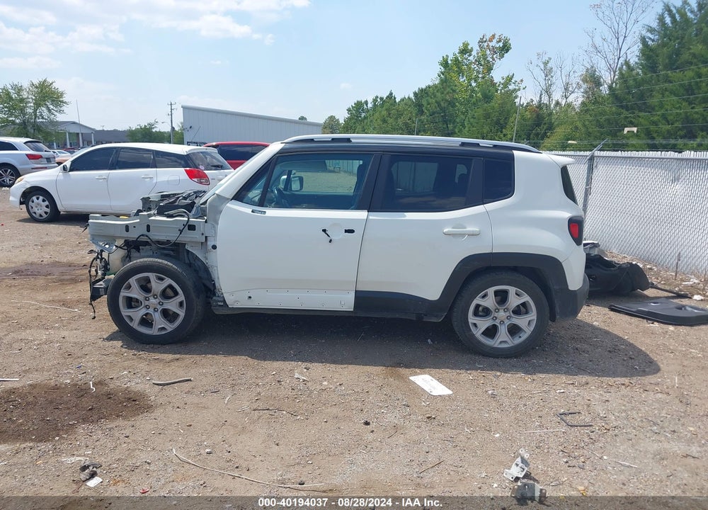 2018 JEEP RENEGADE LIMITED FWD VIN: ZACCJADB5JPG74233