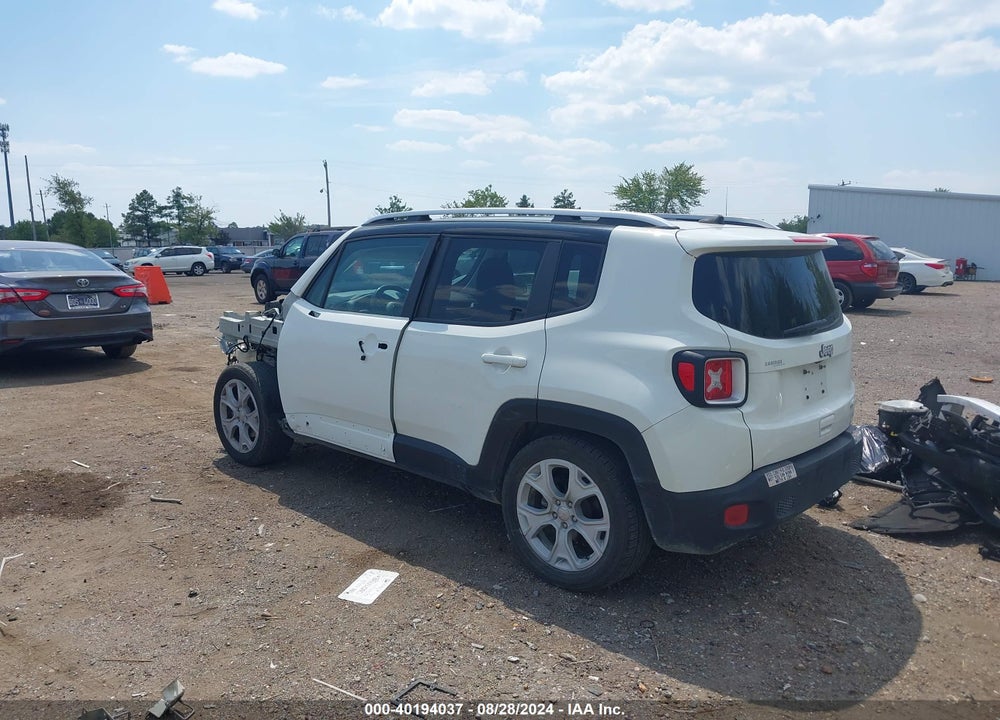 2018 JEEP RENEGADE LIMITED FWD VIN: ZACCJADB5JPG74233