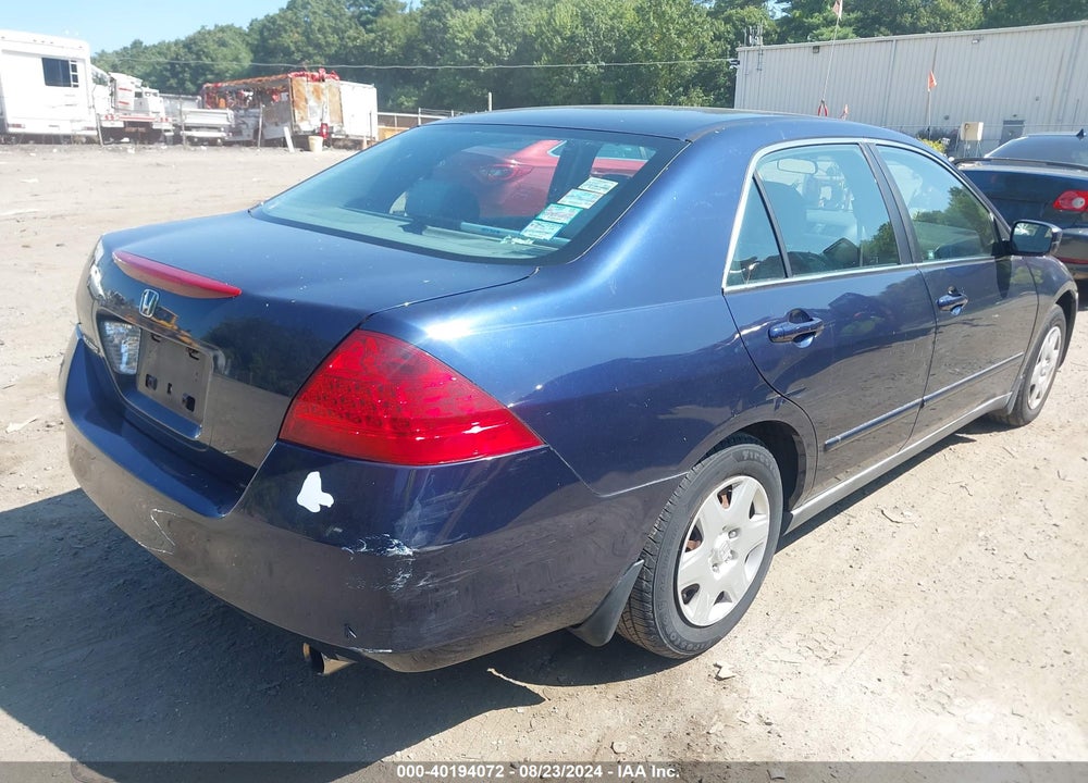 2007 HONDA ACCORD 2.4 LX VIN: 1HGCM55427A027913