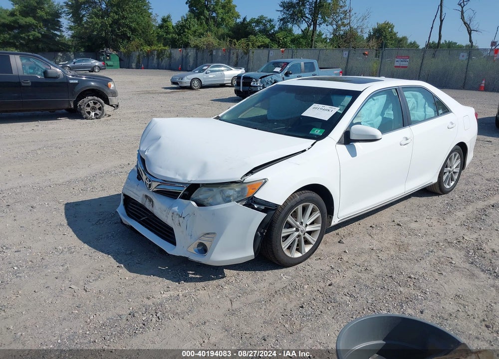 2012 TOYOTA CAMRY XLE VIN: 4T4BF1FK7CR219896