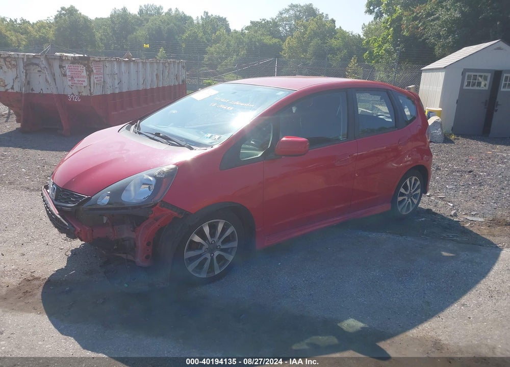 2007 HONDA FIT SPORT VIN: JHMGE8453CC016693
