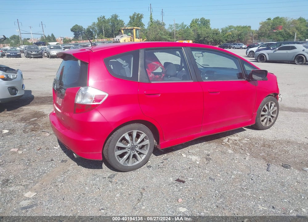 2007 HONDA FIT SPORT VIN: JHMGE8453CC016693