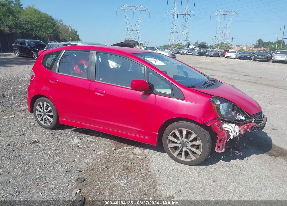 2007 HONDA FIT SPORT VIN: JHMGE8453CC016693