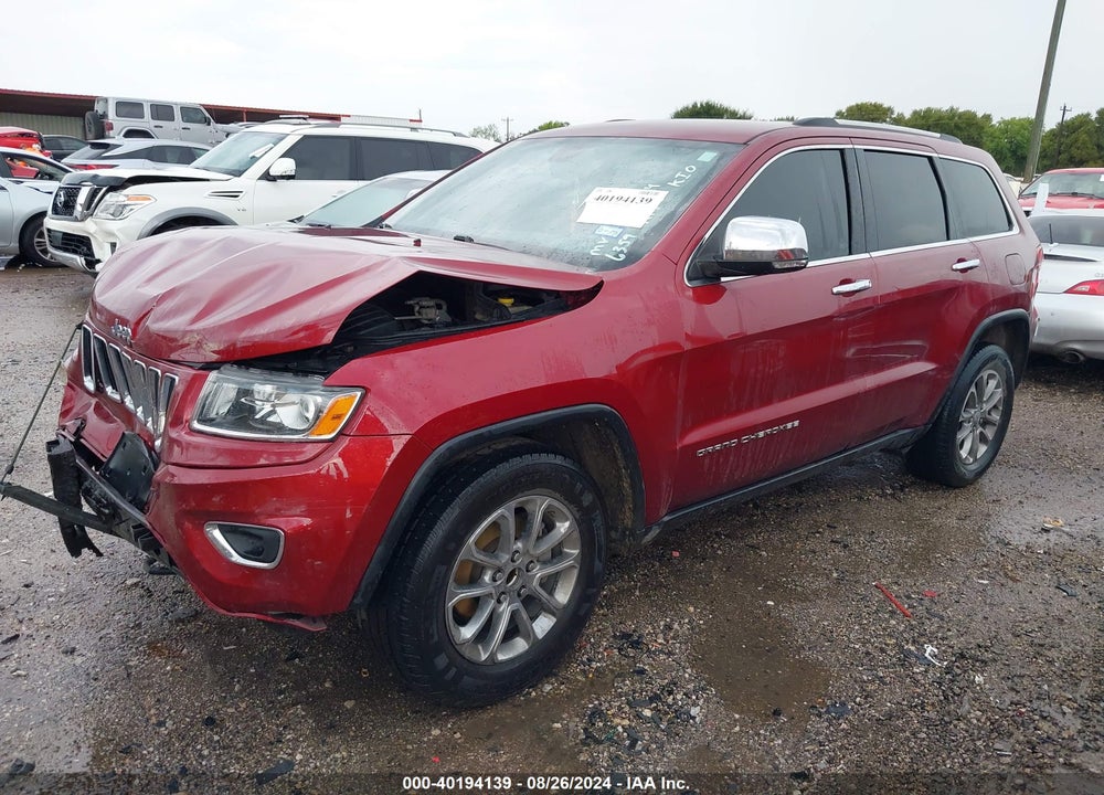 2014 JEEP GRAND CHEROKEE LIMITED VIN: 1C4RJEBT3EC380031