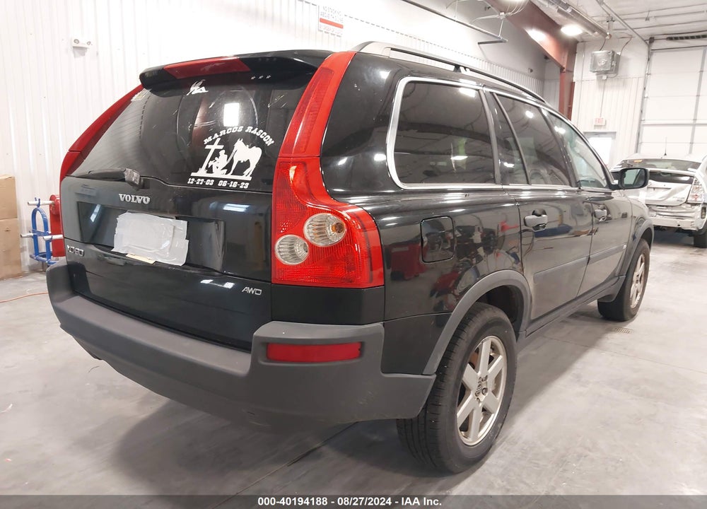 2006 VOLVO XC90 2.5T VIN: YV4CZ592961255864