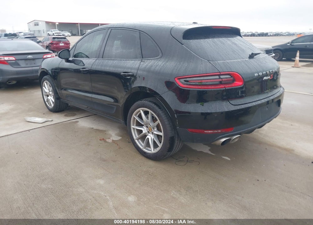 2015 PORSCHE MACAN S VIN: WP1AB2A5XFLB52359