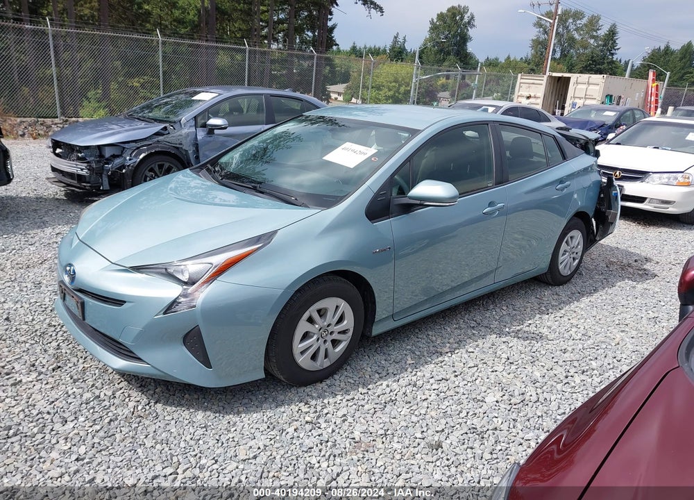 2016 TOYOTA PRIUS TWO VIN: JTDKBRFU7G3528175