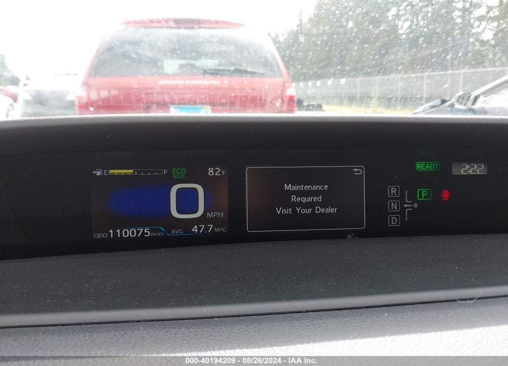 2016 TOYOTA PRIUS TWO VIN: JTDKBRFU7G3528175
