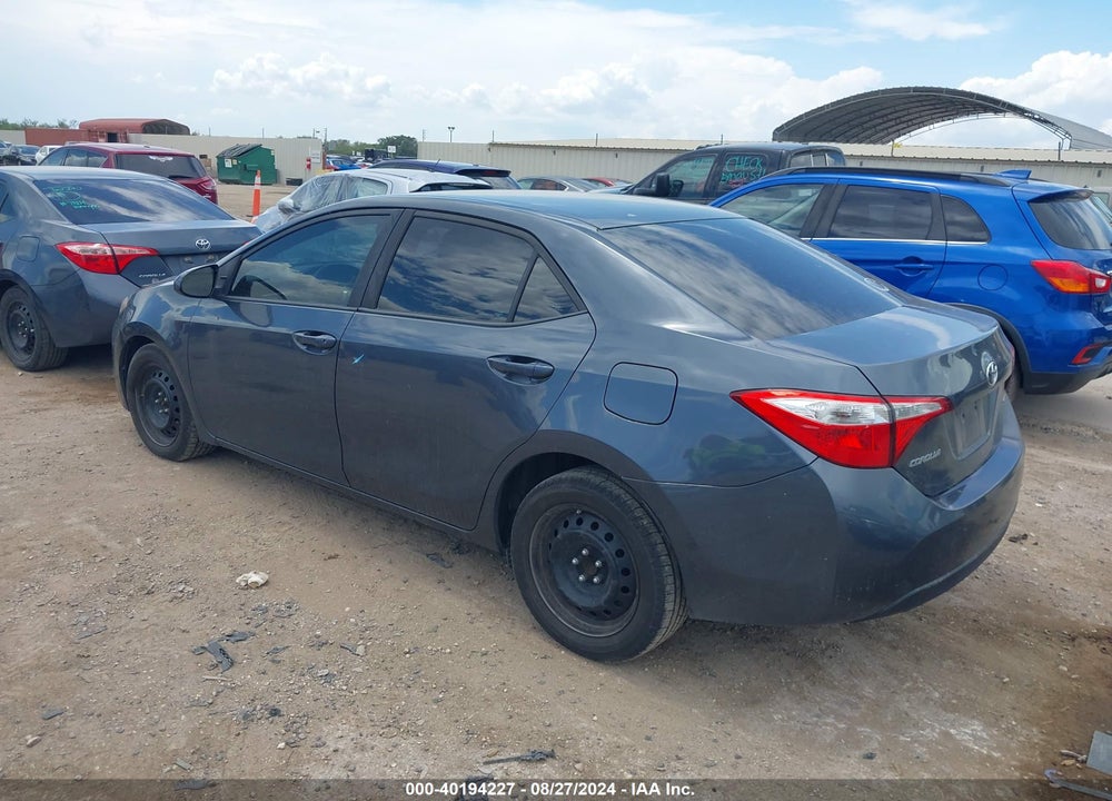 2015 TOYOTA COROLLA LE VIN: 5YFBURHEXFP280669