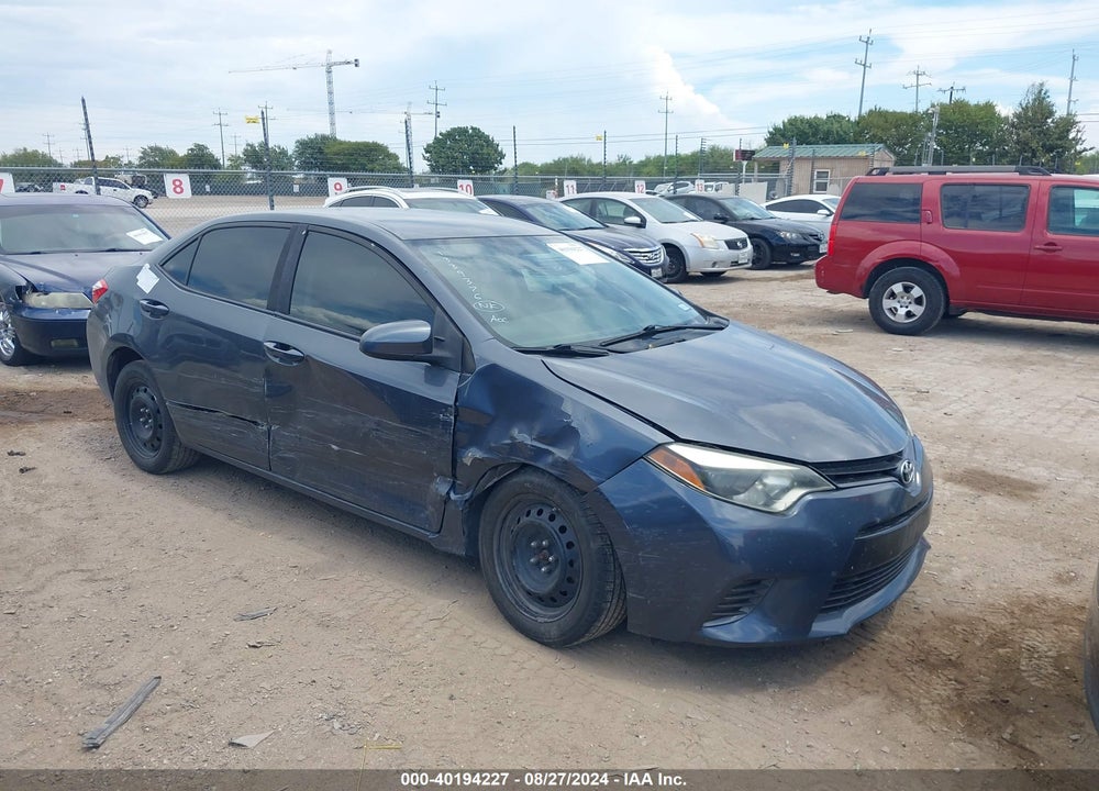 2015 TOYOTA COROLLA LE VIN: 5YFBURHEXFP280669